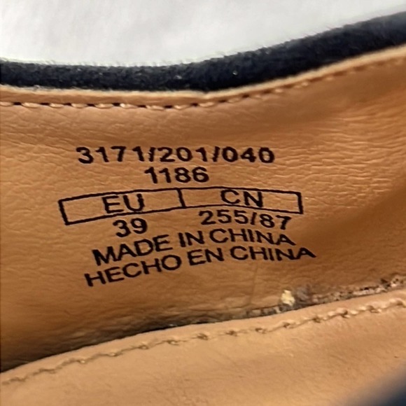 Zara Black Suede Crystal Embellished Platform Pumps Size EU39/US8 - Picture 10 of 11